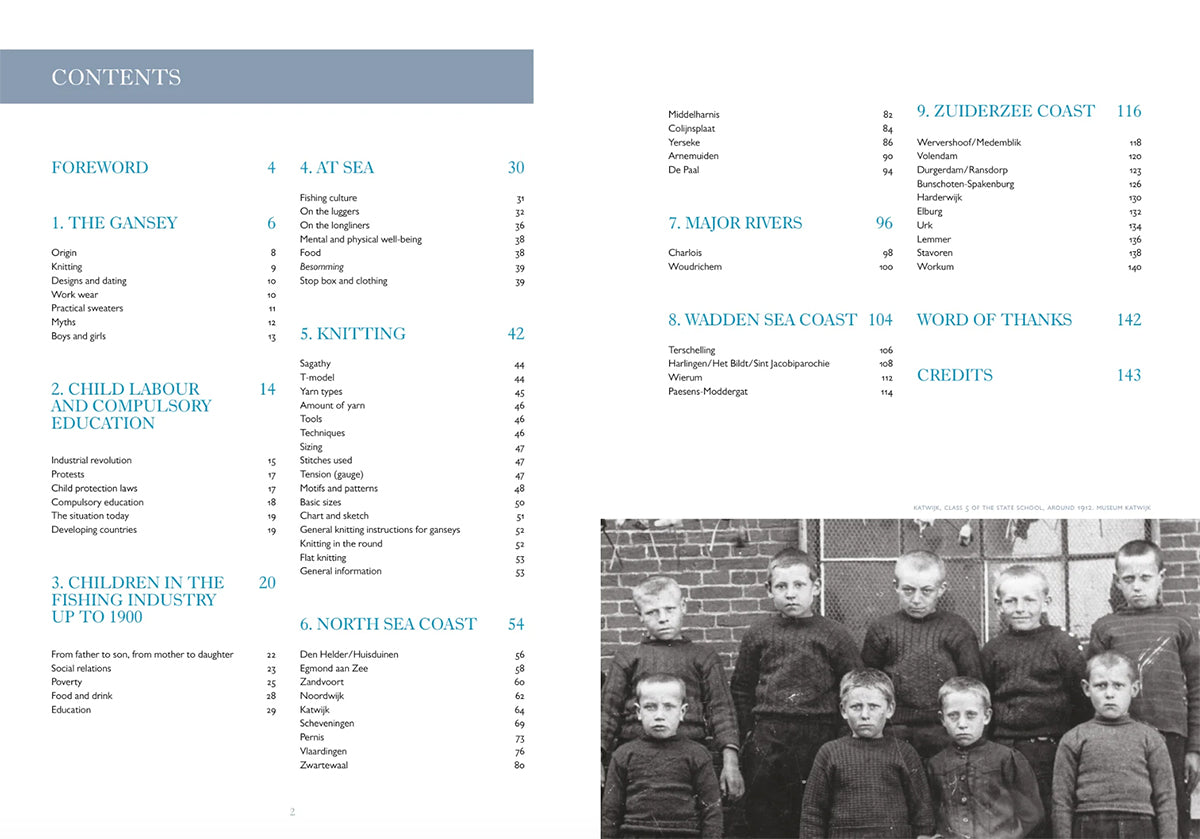 Traditional Dutch Ganseys for Children