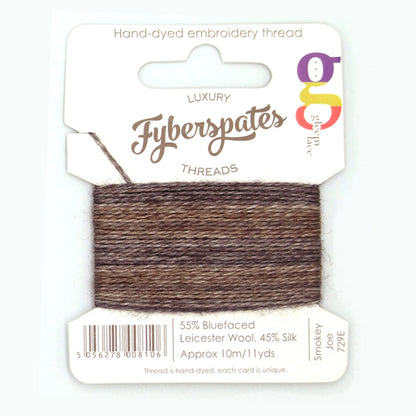 Fyberspates: Gleem Lace Embroidery Thread - Smokey Joe 729E