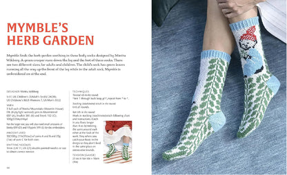 Knitted Moomin Socks by Linda Permanto