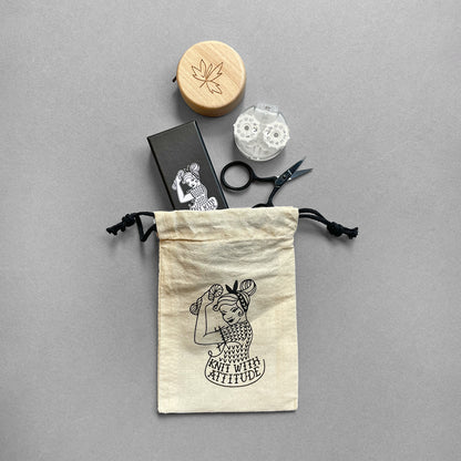 KWA Small Drawstring Notions Bag