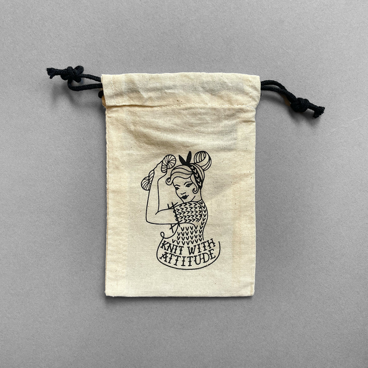 KWA Small Drawstring Notions Bag