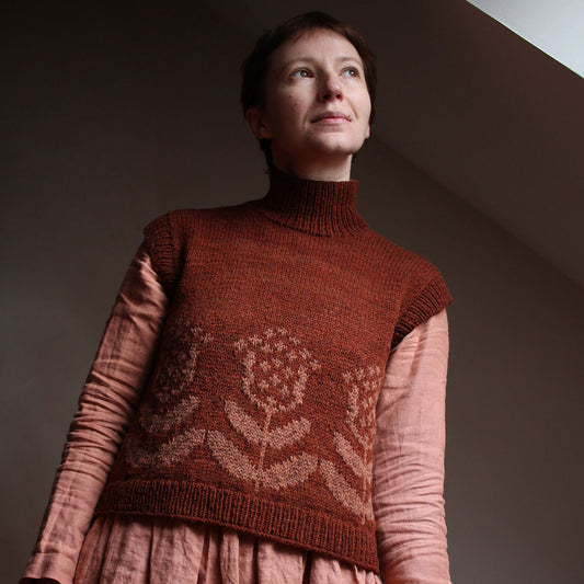 Yarn Kit - Polina Vest by Teti Lutsak